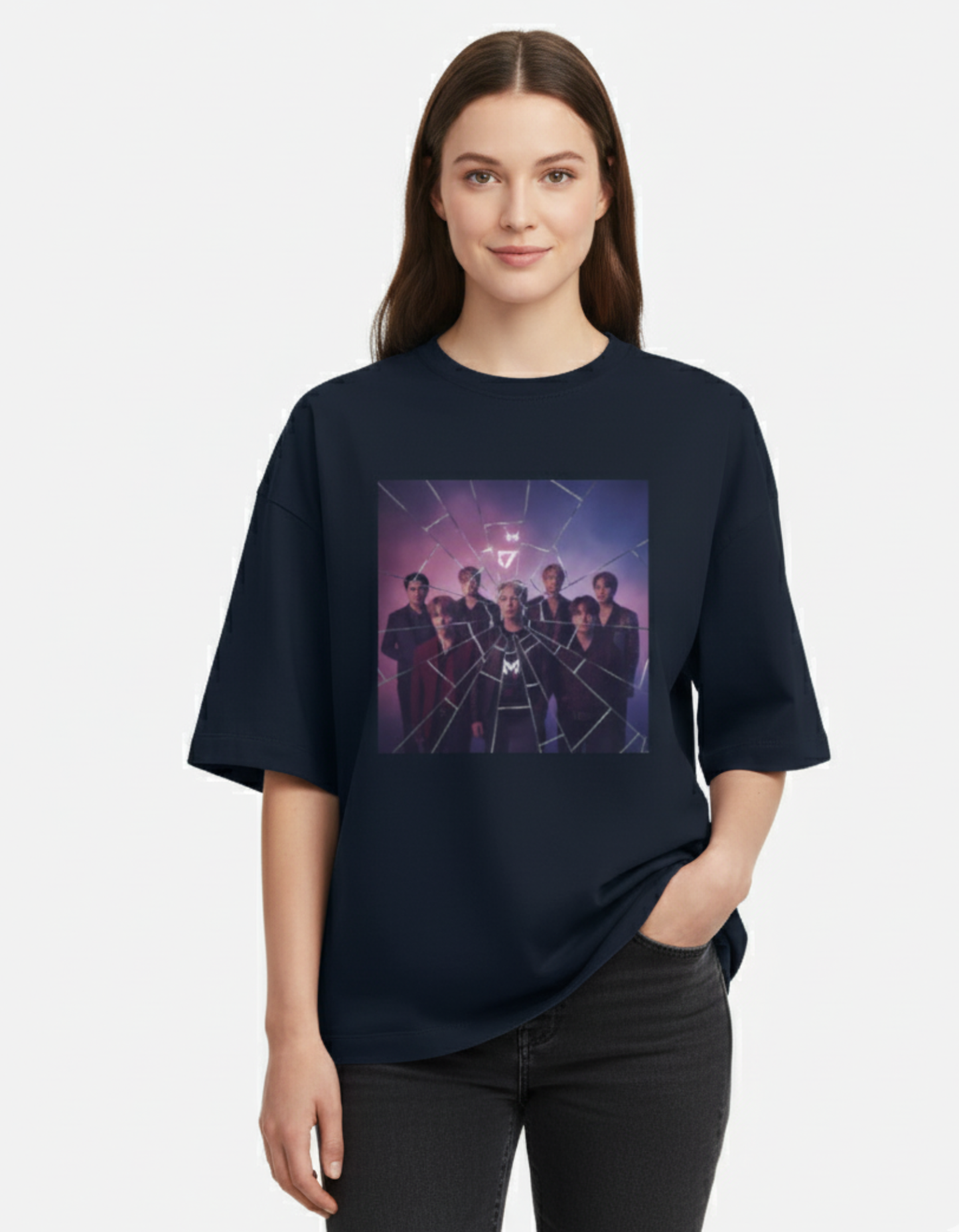 BTS - Shattered Glass V | Unisex Terry Oversized Tee