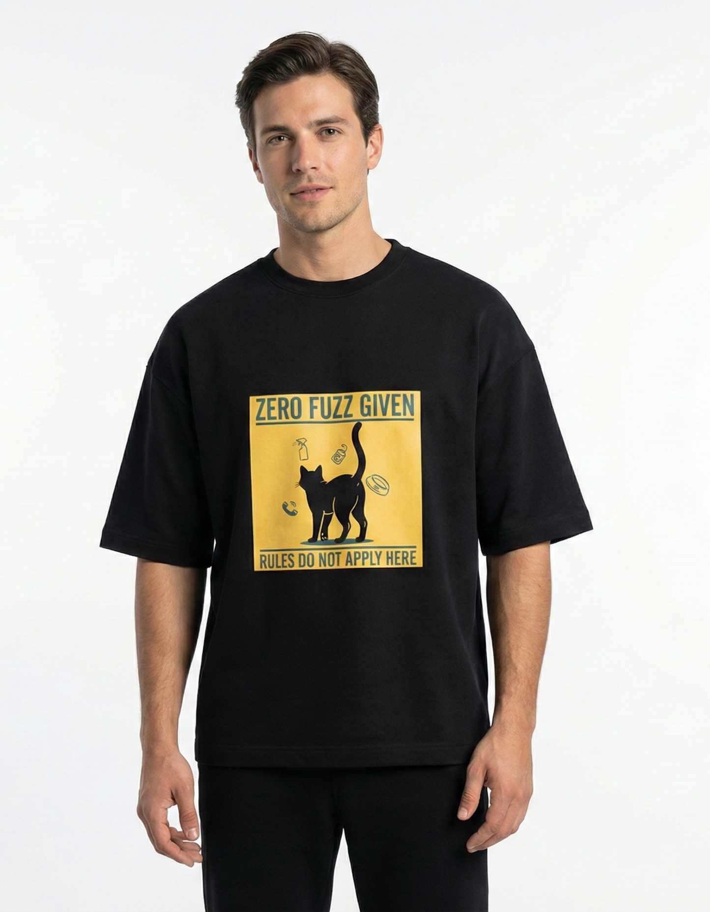 Zero Fuzz Given Rules Do Not Apply - Unisex Terry Oversized Tee