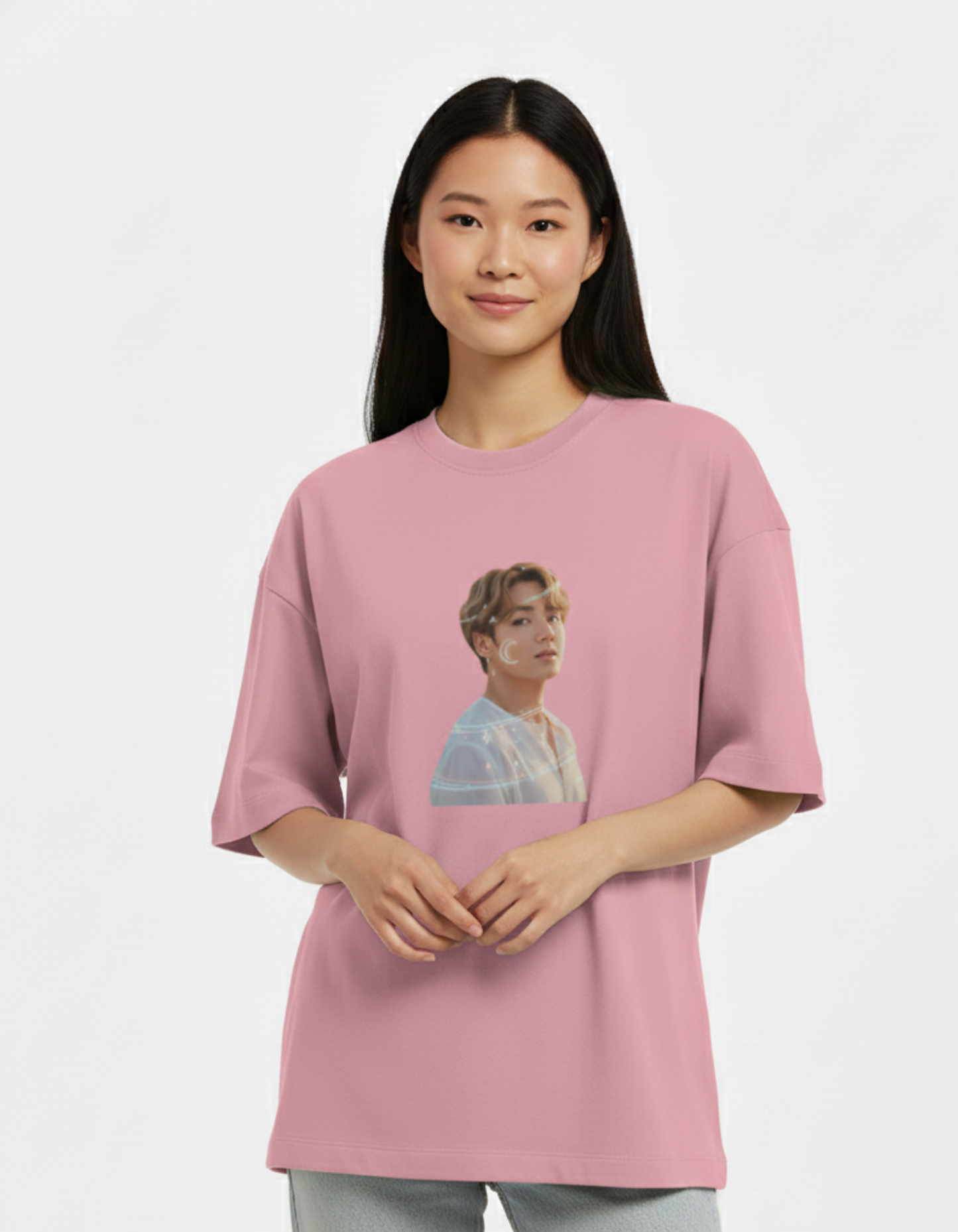 BTS - Jungkook Lunar Aura | Unisex Terry Oversized Tee