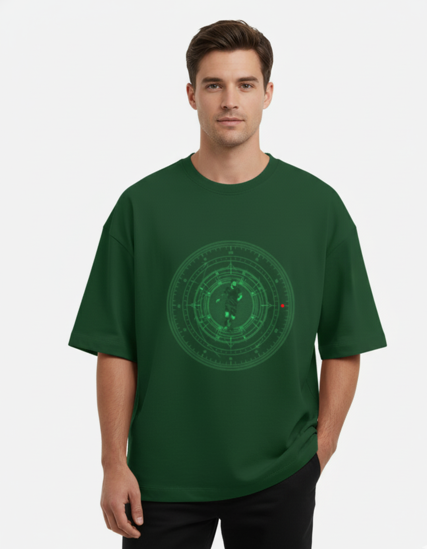 Lionel Messi - Radar Precision Dribble | Unisex Terry Oversized Tee