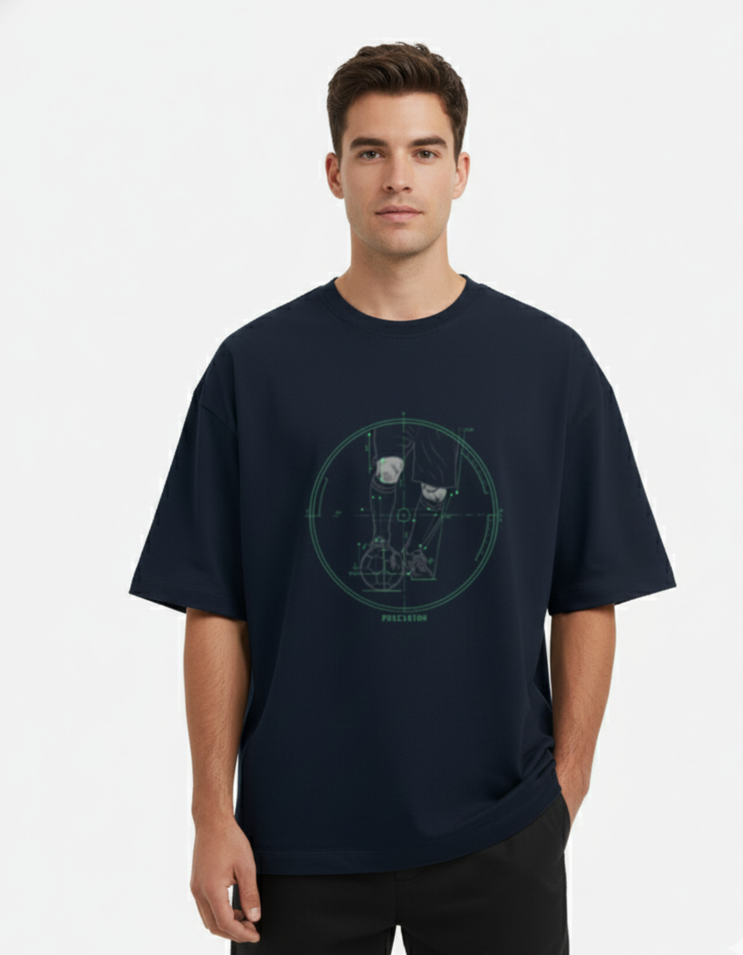 Lionel Messi - Target Precision Dribble | Unisex Terry Oversized Tee
