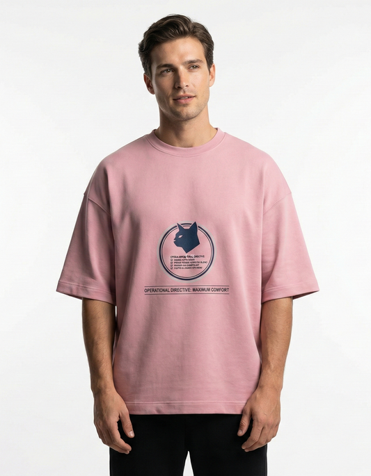 A Moment of Quiet Reflection (Rrrrowl!) - Unisex Terry Oversized Tee