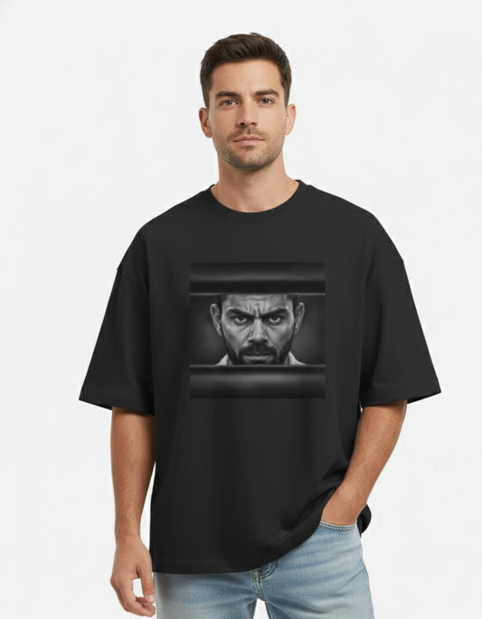 Virat Kohli - The Gritted Focus | Unisex Terry Oversized Tee