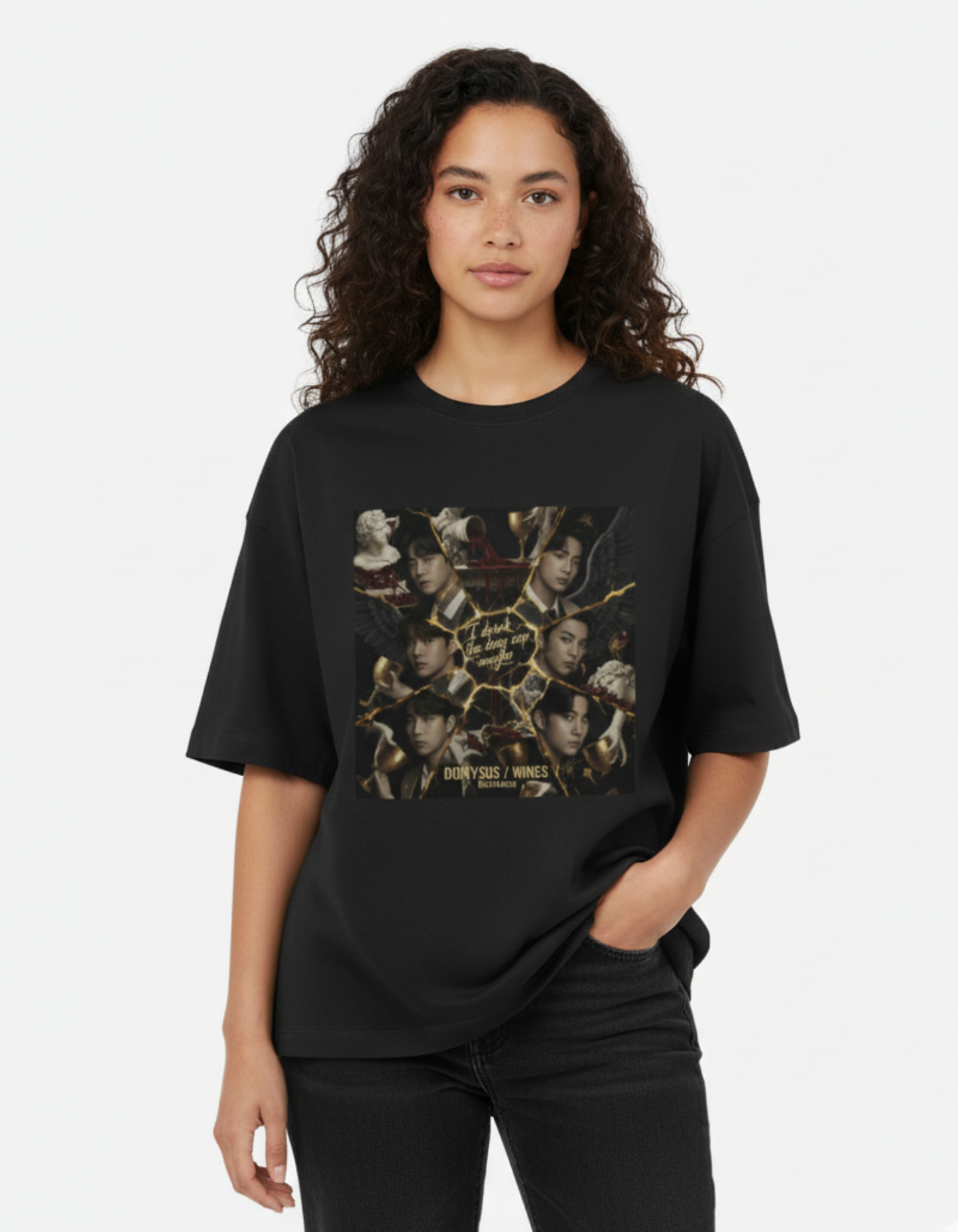 BTS - Dionysus Decadence | Unisex Terry Oversized Tee