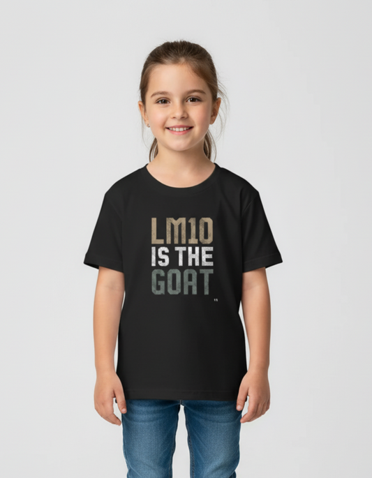 Messi the Goat - Girl's Crew Neck T-Shirt