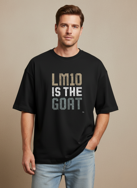 Messi the Goat - Unisex Terry Oversized Tee